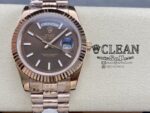 ROLEX DAY-DATE BROWN DIAL 40MM