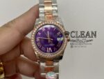 ROLEX LADY-DATEJUST VIOLET DIAL 31MM