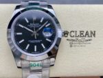 ROLEX DATEJUST BLACK DIAL 41MM