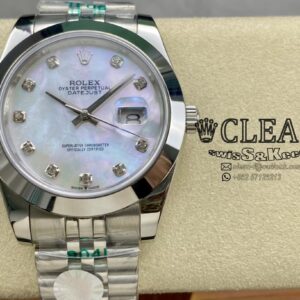 ROLEX DATEJUST WHITE DIAL 41MM