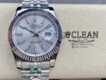 ROLEX DATEJUST SILVER DIAL 41MM