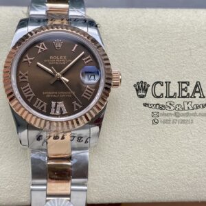 ROLEX LADY-DATEJUST BROWN DIAL 31MM
