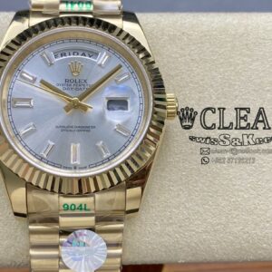 ROLEX DAY-DATE SILVER DIAL 40MM