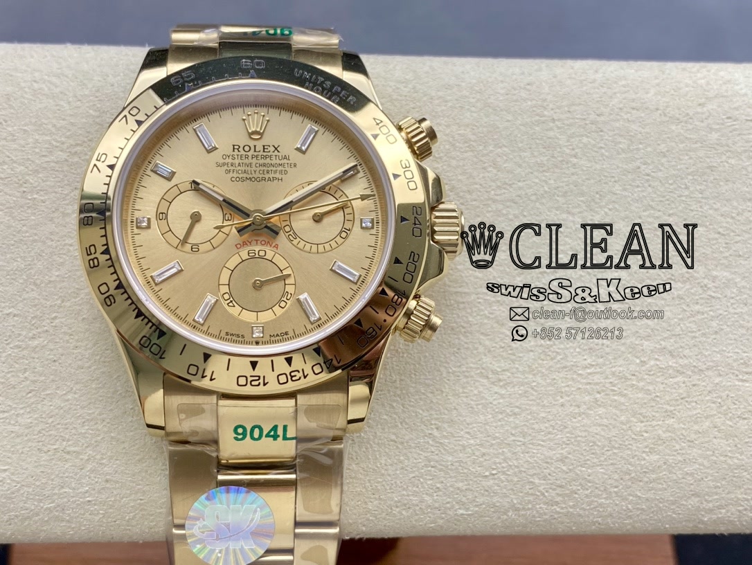 a093cc6b724408dd357afeaf1f463a53 ROLEX DAYTONA GOLD DIAL 40MM - Image 1