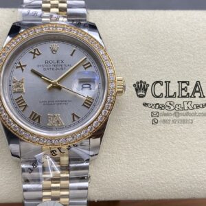 ROLEX DATEJUST SILVER DIAL 36MM