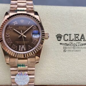 ROLEX LADY-DATEJUST BROWN DIAL 31MM