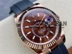 ROLEX SKY-DWELLER BROWN DIAL 42MM - Image 2