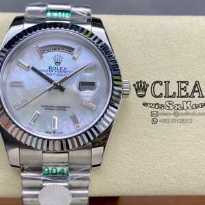 ROLEX DAY-DATE WHITE DIAL 40MM