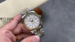 ROLEX DATEJUST WHITE DIAL 41MM - Image 11