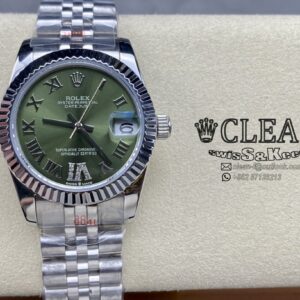 ROLEX LADY-DATEJUST GREEN DIAL 31MM