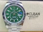ROLEX SKY-DWELLER GREEN DIAL 42MM