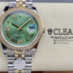 ROLEX DATEJUST GREEN DIAL 36MM