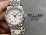ROLEX DATEJUST WHITE DIAL 36MM