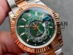 ROLEX SKY-DWELLER GREEN DIAL 42MM - Image 3