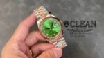 ROLEX DATEJUST GREEN DIAL 41MM - Image 9