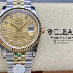 ROLEX DATEJUST GOLD DIAL 36MM