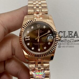 ROLEX LADY-DATEJUST BROWN DIAL 31MM