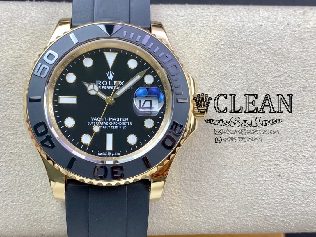 cf919be3d8c82e0ae67b98cfd482f740 ROLEX YACHT-MASTER BLACK DIAL 40MM - Image 1