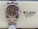 ROLEX LADY-DATEJUST BROWN DIAL 31MM