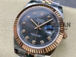 ROLEX DATEJUST BLACK DIAL 41MM - Image 3