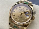 ROLEX DATEJUST GOLD DIAL 36MM - Image 3