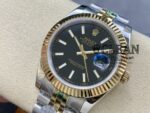 ROLEX DATEJUST BLACK DIAL 41MM - Image 3