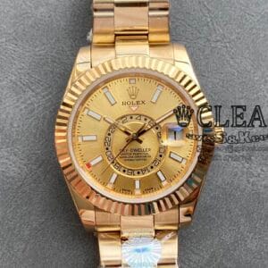 ROLEX SKY-DWELLER GOLD DIAL 42MM