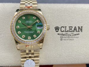ROLEX LADY-DATEJUST GREEN DIAL 31MM