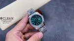 ROLEX DATEJUST GREEN DIAL 41MM - Image 11