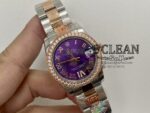 ROLEX LADY-DATEJUST VIOLET DIAL 31MM - Image 6