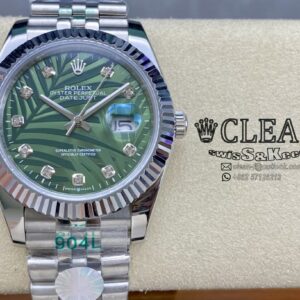 ROLEX DATEJUST GREEN DIAL 41MM