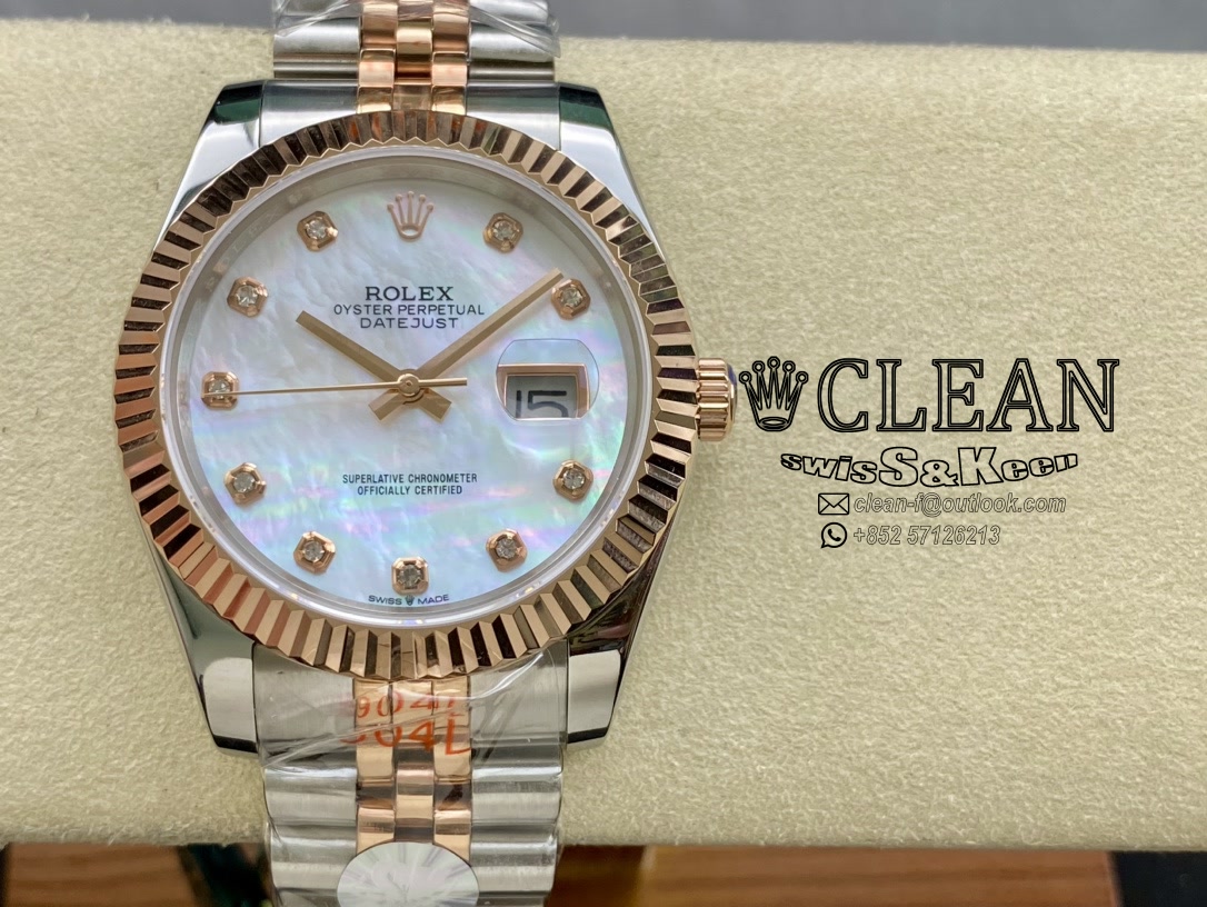 e80fd2175424afca1cb278f3fae2adf2 ROLEX DATEJUST WHITE DIAL 41MM - Image 1