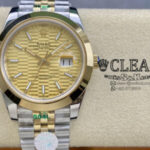 ROLEX DATEJUST GOLD DIAL 41MM