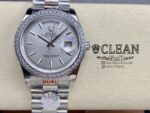 ROLEX DAY-DATE SILVER DIAL 36MM